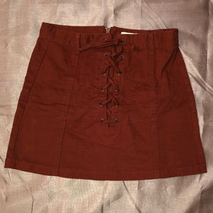 Mini Corduroy Skirt